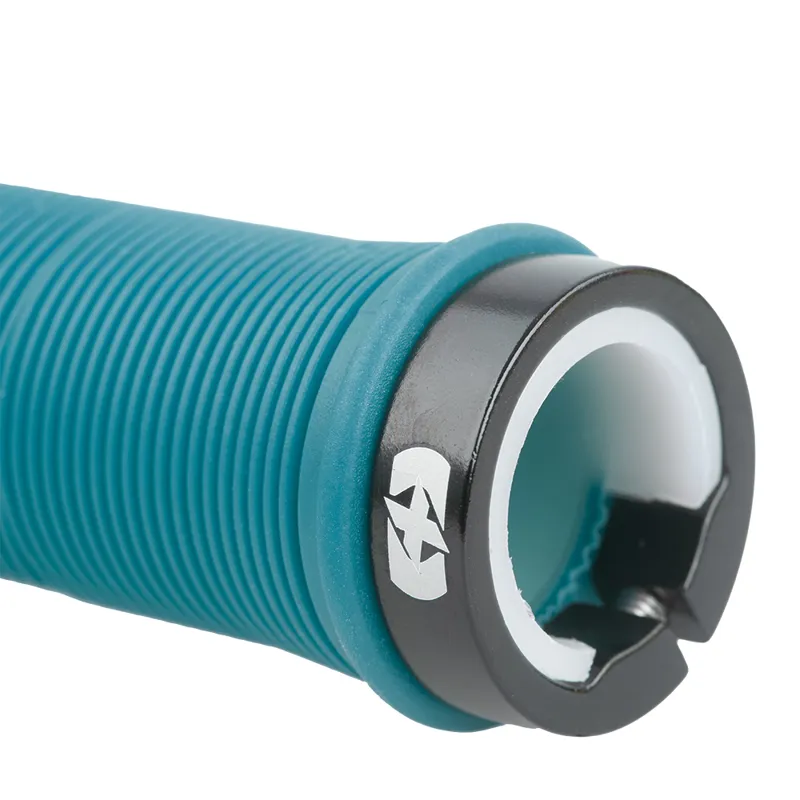 Oxford Driver Lock-on MTB Grips - Blue-3