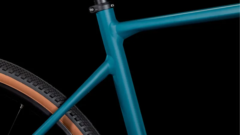 Cube Nuroad One Gravel Bike in Poseidon Green/Black-3