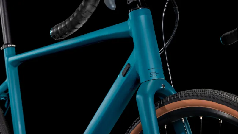 Cube Nuroad One Gravel Bike in Poseidon Green/Black-4