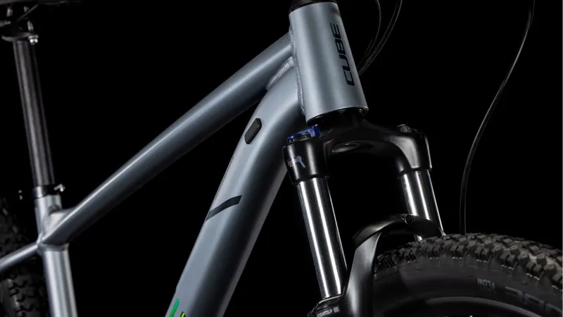 Cube Aim Race Hardtail Mountain Bike Slate Grey/Rainbow Black-6