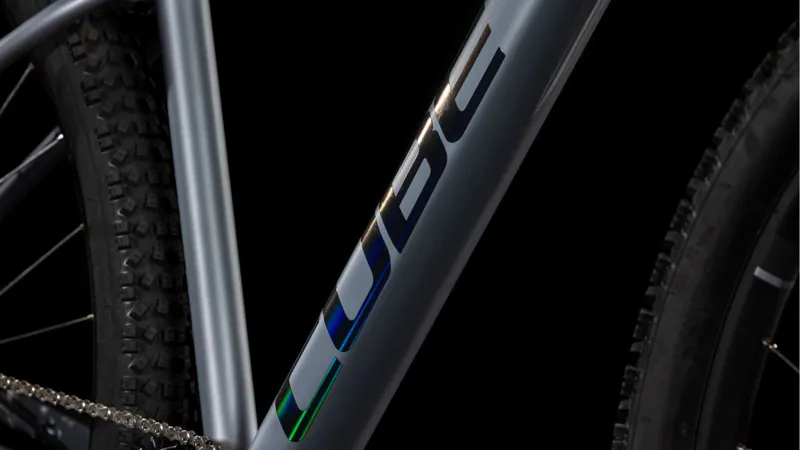 Cube Aim Race Hardtail Mountain Bike Slate Grey/Rainbow Black-7