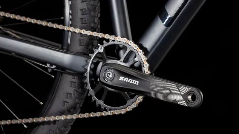 Cube Attention SLX Hardtail Mountain Bike in Black Metal/Black-5