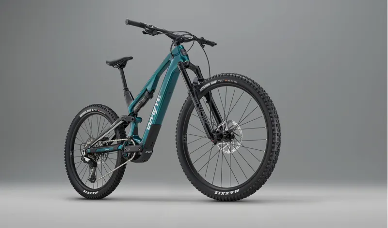 Whyte ELyte Evo RS V2 Electric Mountain Bike in Gloss Aquamarine-4