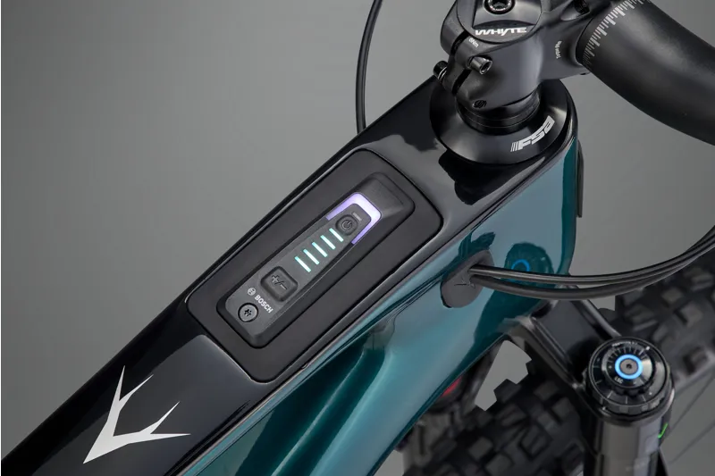 Whyte ELyte Evo RS V2 Electric Mountain Bike in Gloss Aquamarine-6