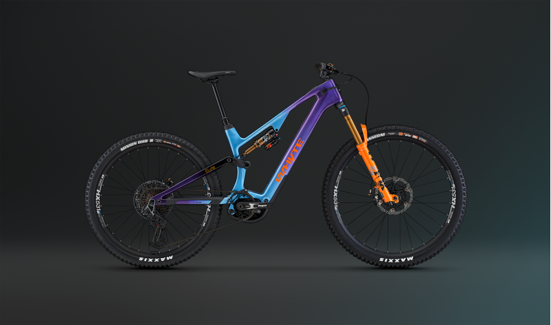 Whyte E-Lyte Evo Stag Works Trail/Enduro Electric Mountain Bike in Blurple-12
