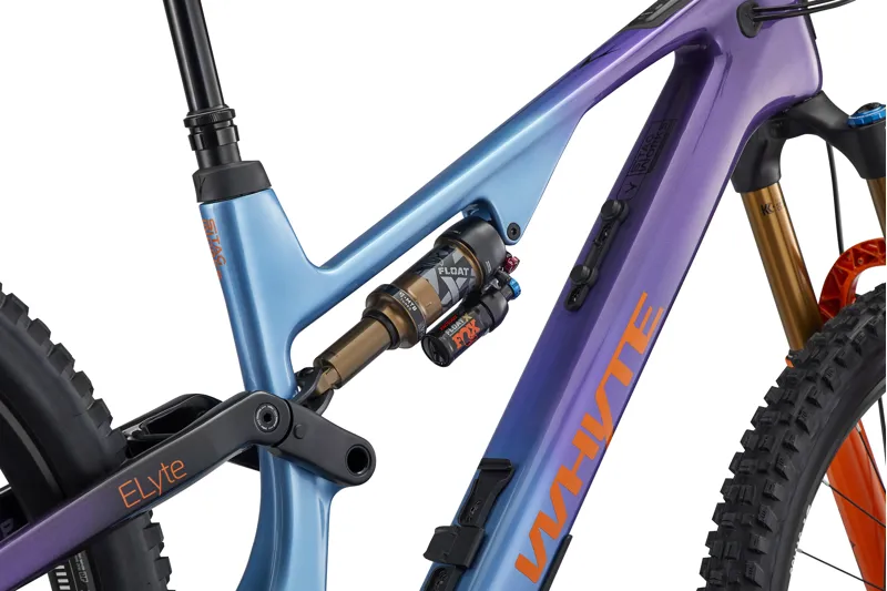 Whyte E-Lyte Evo Stag Works Trail/Enduro Electric Mountain Bike in Blurple-2