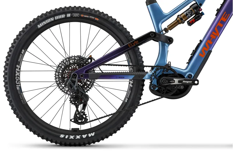 Whyte E-Lyte Evo Stag Works Trail/Enduro Electric Mountain Bike in Blurple-6