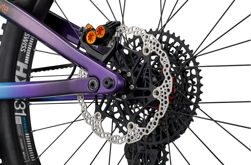 Whyte E-Lyte Evo Stag Works Trail/Enduro Electric Mountain Bike in Blurple-11