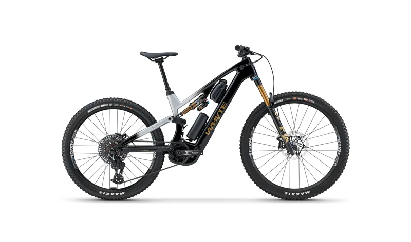 Whyte Elyte Evo Stag Works V2 Electric Bike in Gloss Silver with Black-8