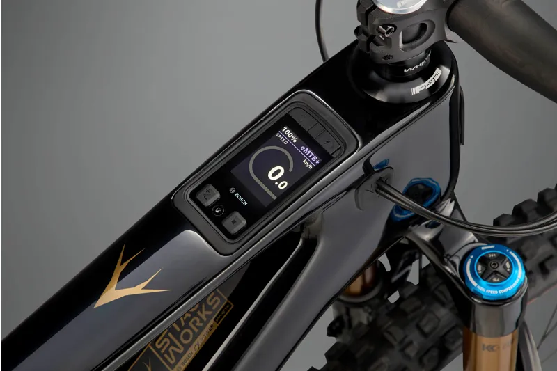 Whyte Elyte Evo Stag Works V2 Electric Bike in Gloss Silver with Black-6