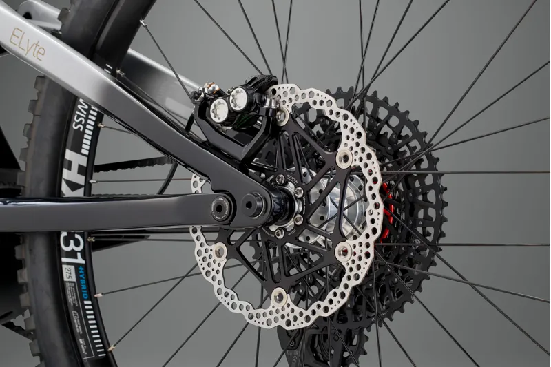 Whyte Elyte Evo Stag Works V2 Electric Bike in Gloss Silver with Black-7