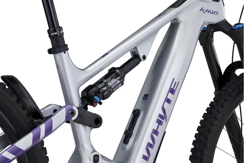 Whyte Kado RSX Electric Mountain Bike in Gloss Light Silver-8