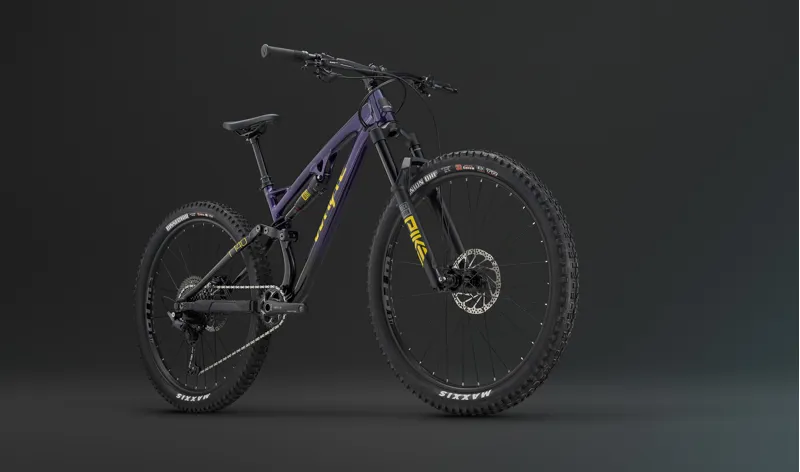 Whyte T-140 27 Junior Trail Full Suspension Bike in Purple with Black-1