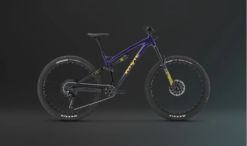 Whyte T-140 27 Junior Trail Full Suspension Bike in Purple with Black-4
