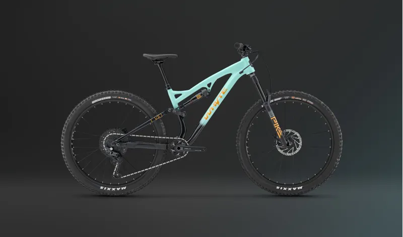 Whyte T-140 27 Junior Trail Full Suspension Bike in Gloss Green-7