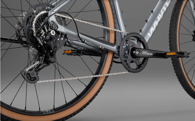 Whyte Rheo 2 Electric Hybrid Bike in Gloss Silver-9