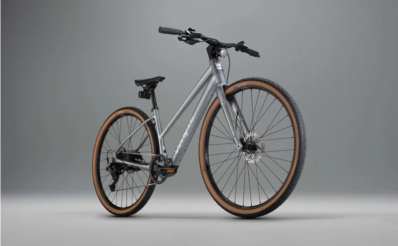 Whyte Rheo 2 ST Electric Hybrid Bike in Gloss Silver-2