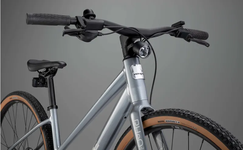 Whyte Rheo 2 ST Electric Hybrid Bike in Gloss Silver-9