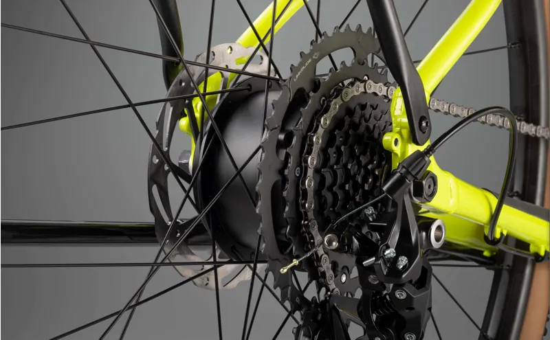 Whyte Rheo 3 Electric Hybrid Bike in Gloss Lime-5