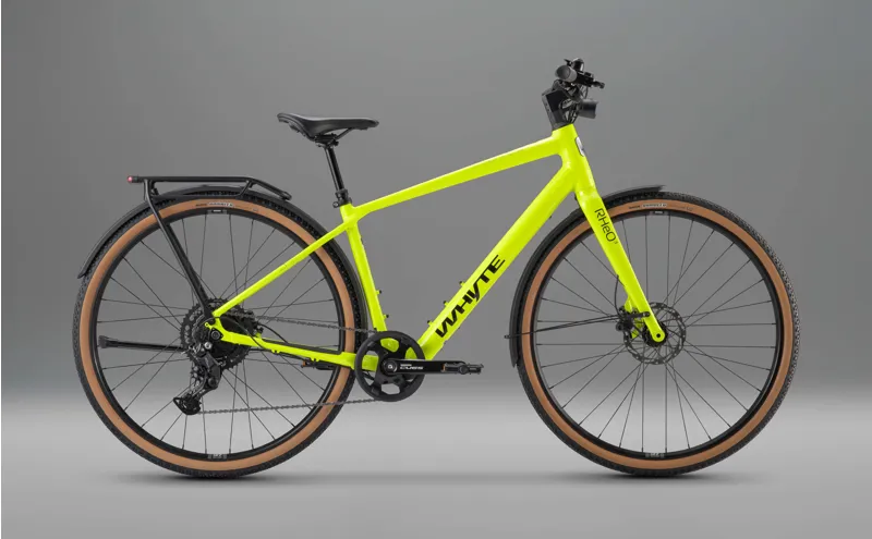 Whyte Rheo 3 Electric Hybrid Bike in Gloss Lime-1