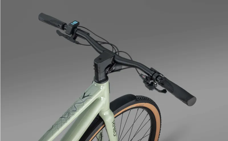 Whyte Rheo 3 ST Electric Hybrid Bike in Gloss Sage Green-5