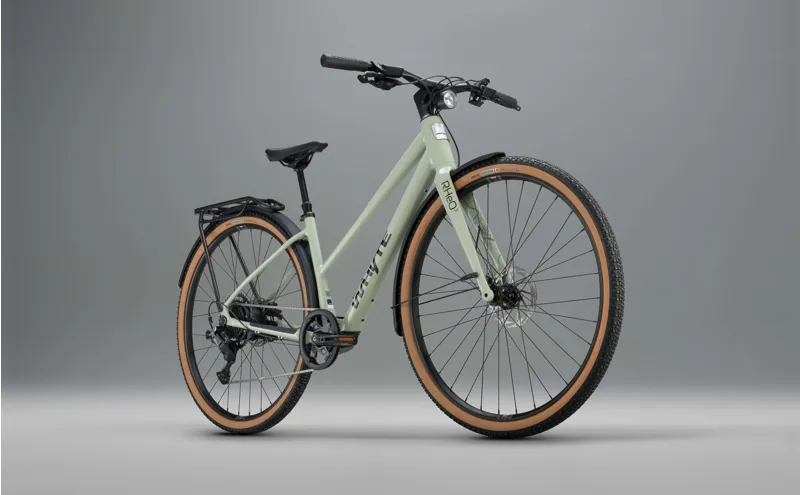 Whyte Rheo 3 ST Electric Hybrid Bike in Gloss Sage Green-2