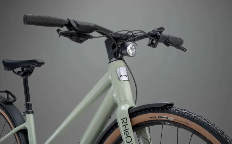 Whyte Rheo 3 ST Electric Hybrid Bike in Gloss Sage Green-12