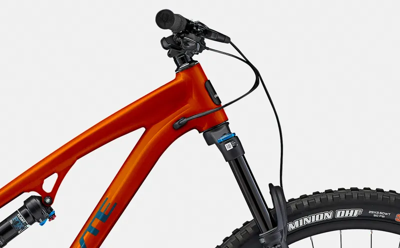 Whyte T-140 RS V3 Trail Full Suspension Mountain Bike in Tiger Orange-2