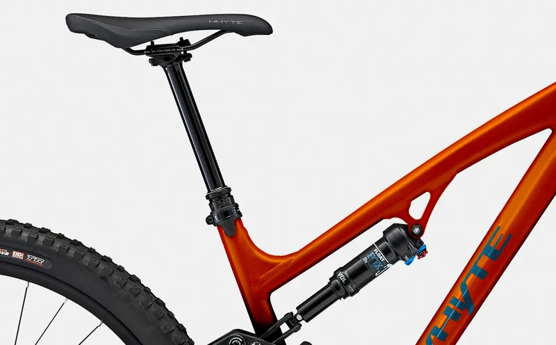Whyte T-140 RS V3 Trail Full Suspension Mountain Bike in Tiger Orange-3