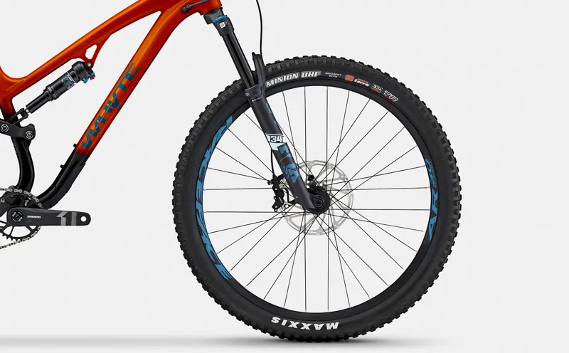 Whyte T-140 RS V3 Trail Full Suspension Mountain Bike in Tiger Orange-4