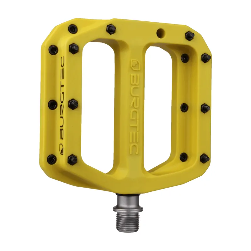 Burgtec MK4 Composite Pedals - Electric Yellow
