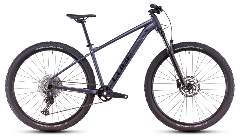 Cube Attention Pro Hardtail Mountain Bike in Metallic Grey/Black