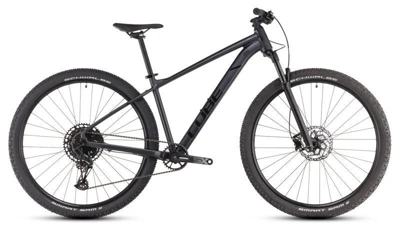Cube Attention SLX Hardtail Mountain Bike in Black Metal/Black