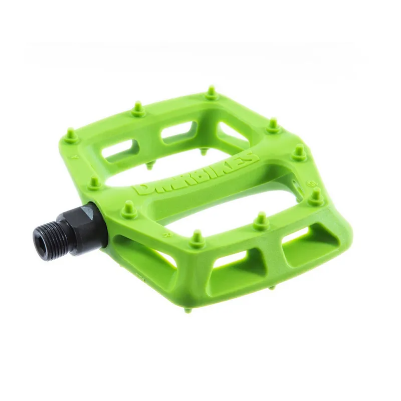 DMR V6 Plastic Pedals - Cro-Mo Axle - Green