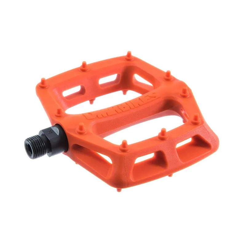 DMR V6 Plastic Pedals - Cro-Mo Axle - Orange