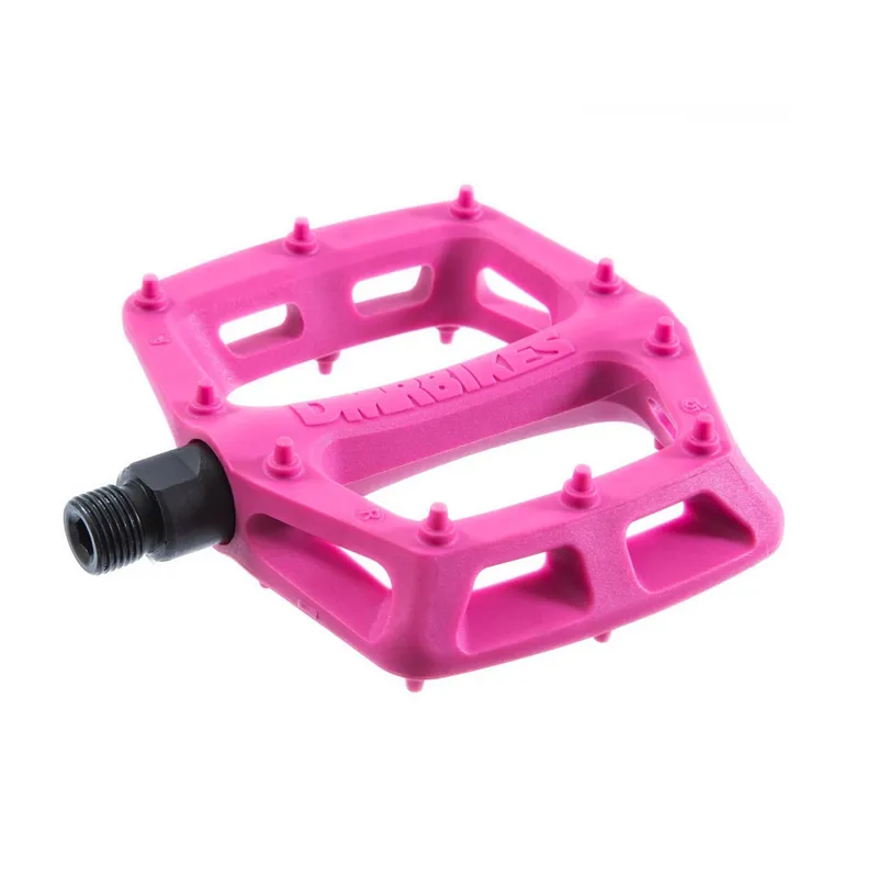DMR V6 Plastic Pedals - Cro-Mo Axle - Pink