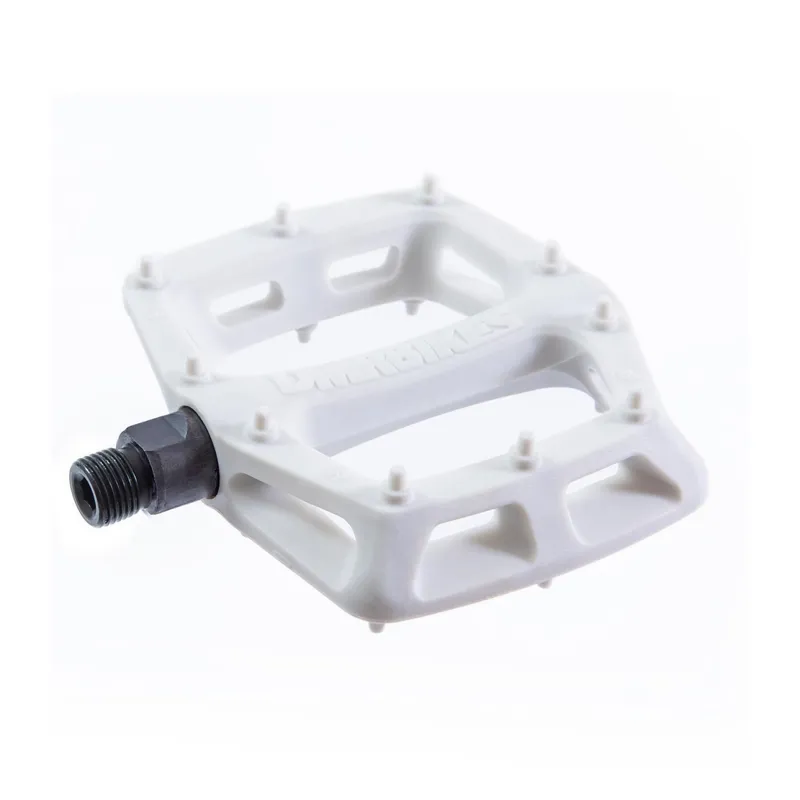 DMR V6 Plastic Pedals - Cro-Mo Axle - White