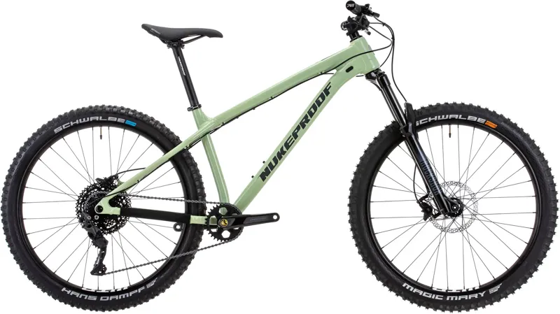 2022 Nukeproof Scout 275 Race Mountain Bike in Artichoke Green