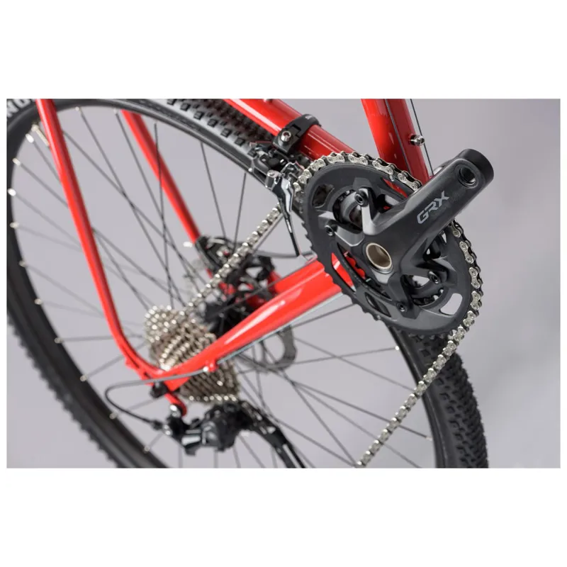 2021 Genesis Croix De Fer 20 Adventure Road Bike in Red-7