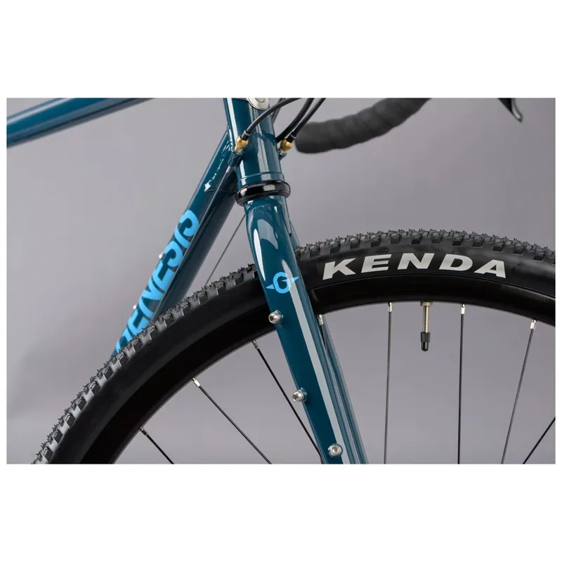 2022 Genesis Croix De Fer 20 Adventure Road Bike in Blue -8