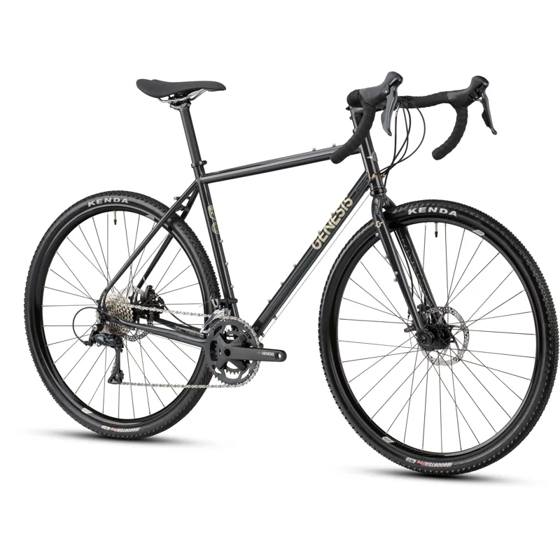 2022 Genesis Croix De Fer 10 Alt Adventure Road Bike in Black-1