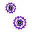 Hope 14T/12T Jockey Wheels - Pair - Purple