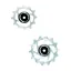 Hope 14T/12T Jockey Wheels - Pair - Silver
