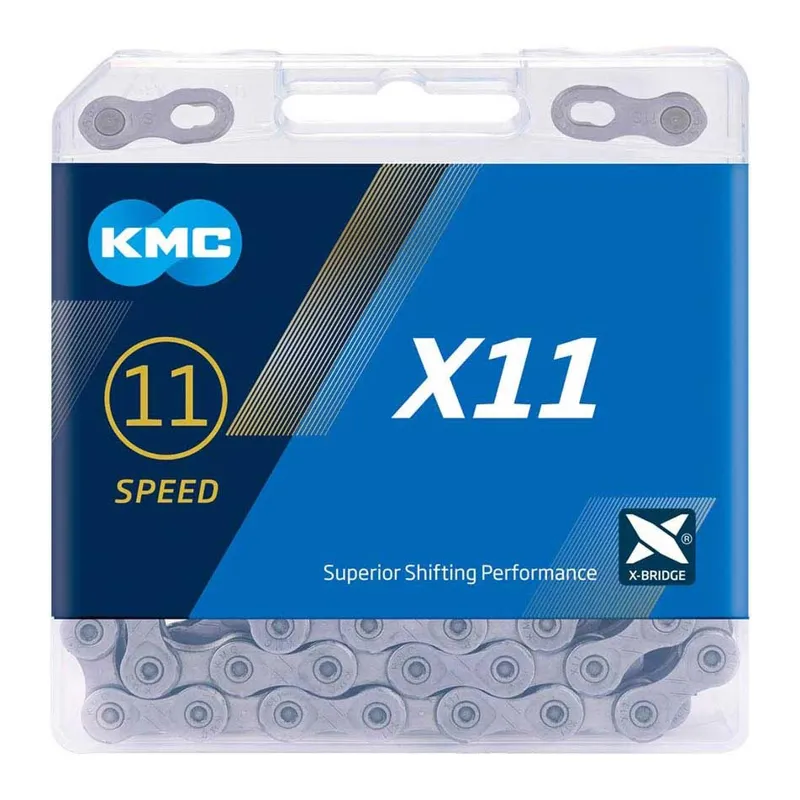KMC X11 Grey Bike Chain 118L