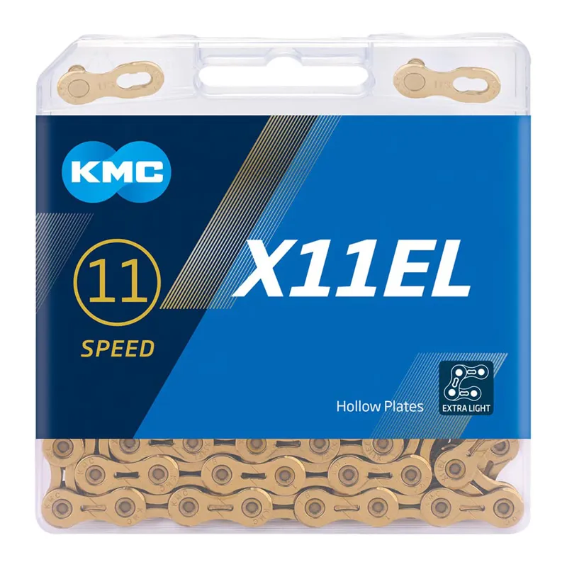 KMC X11EL Ti-Nitride Bike Chain 118L