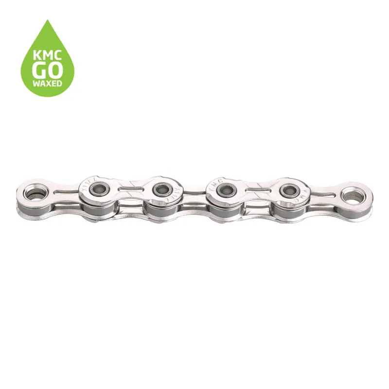 KMC X11EL Silver Waxed Bike Chain 118L-1