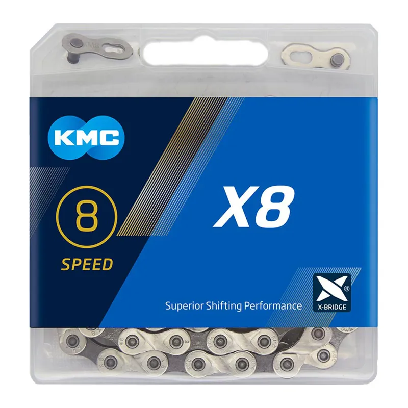 KMC X8 Silver/Grey Bike Chain 114L