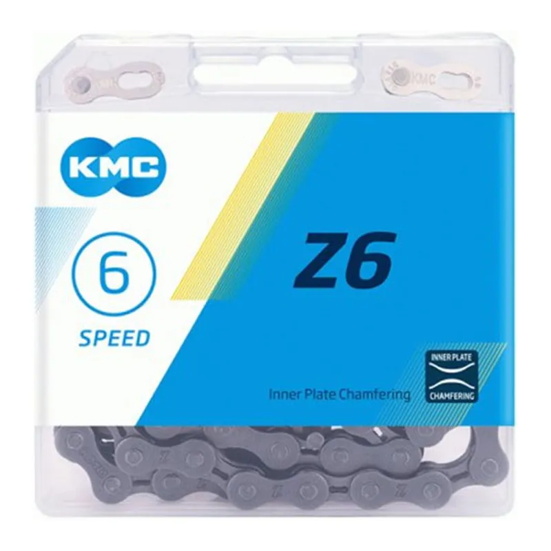 KMC Z6 Grey Bike Chain 114L