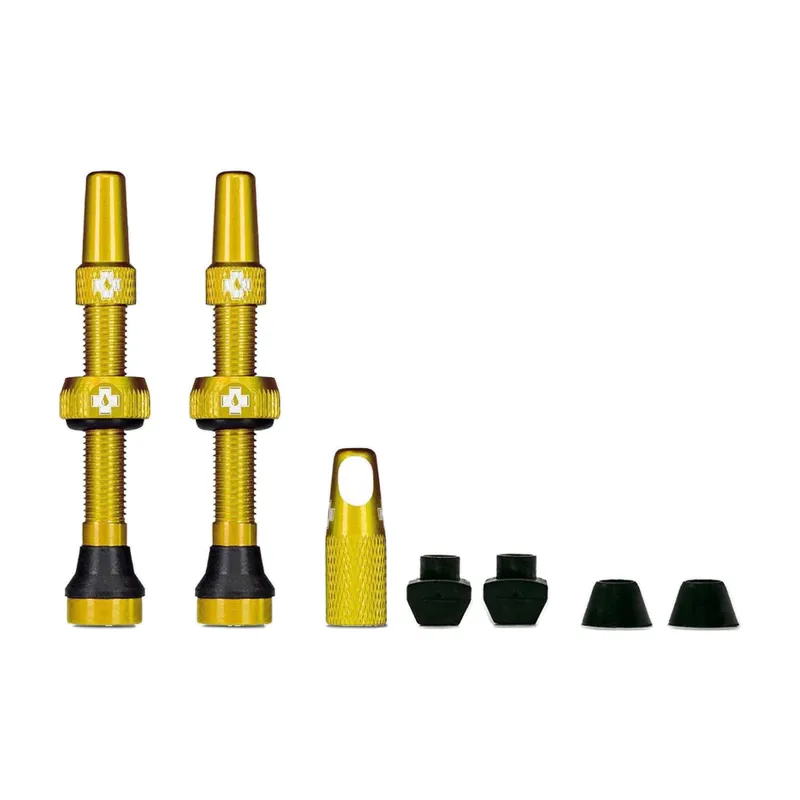 Muc-Off Tubeless Valve Kit - 44mm - Gold