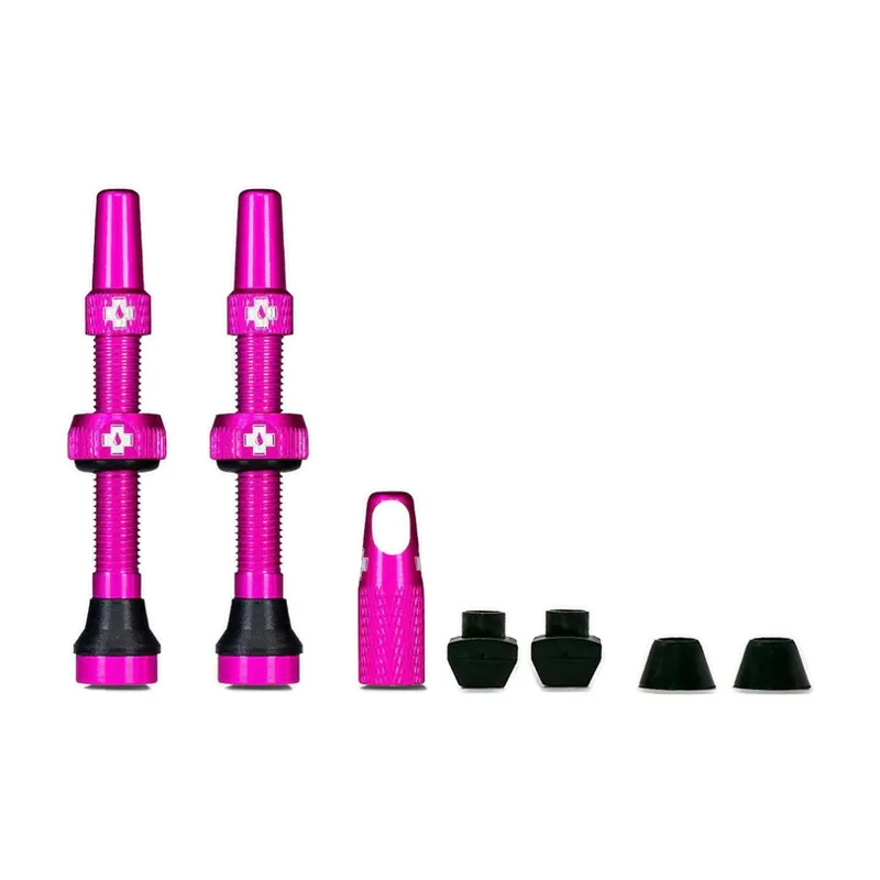 Muc-Off Tubeless Valve Kit - 44mm - Pink